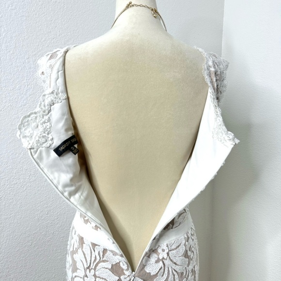 Tadashi Shoji Embroidered Lace Sheath Dress Size 0 - Picture 7 of 16